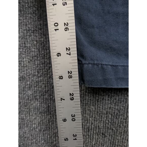 Mens Eddie Bauer Relaxed Fit Chino Pants Size 34x30 Blue 100% Cotton - Picture 5 of 13